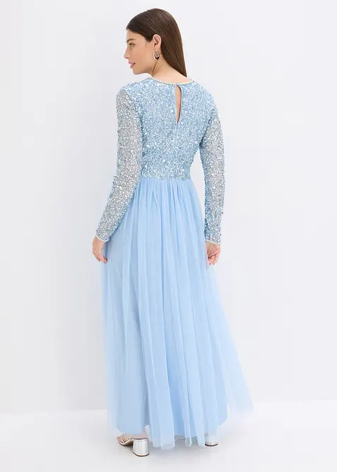 Maxikleid mit Paillettenstickerei, bonprix