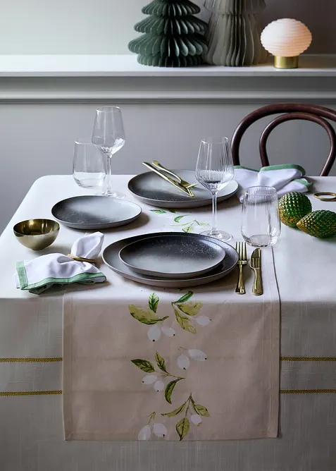 Chemin de table en coton, bonprix