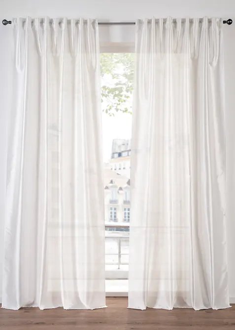 Rideau légèrement brillant, aussi en extra long (1 pce), bonprix