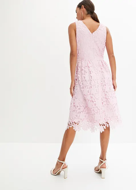 Spitzenkleid mit H&auml;keleinsatz, bonprix