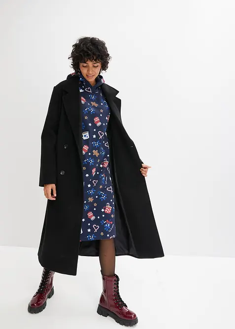 Sweatkleid aus Baumwoll-Mix, bonprix