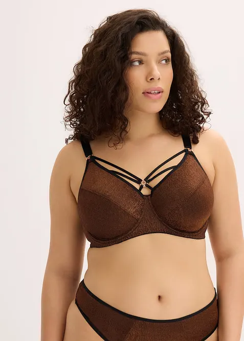 Soutien-gorge minimiseur en matière brillante, bonprix