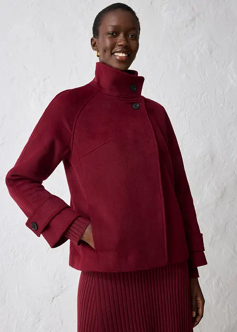 Jacke mit Wolle, bonprix