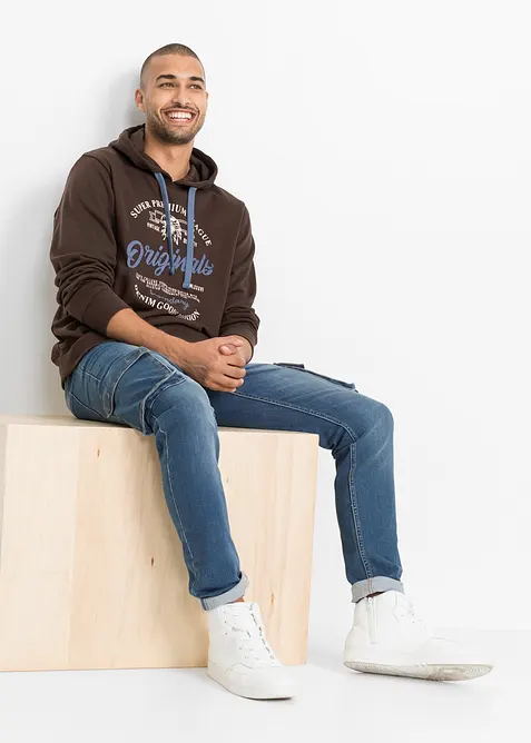 Kapuzensweatshirt mit Komfortschnitt, bonprix