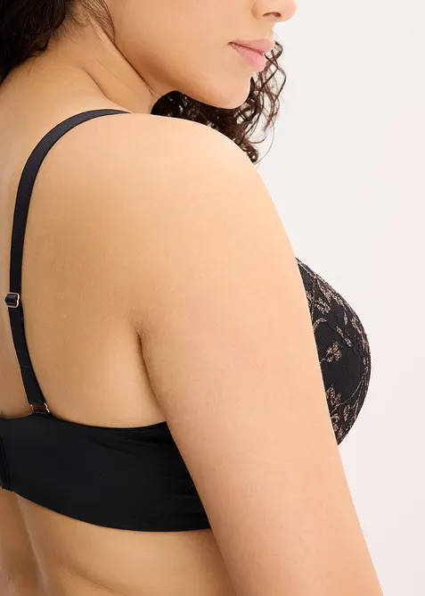 Soutien-gorge à coques et fil brillant, bonprix