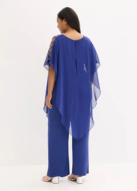 Overall mit Überwurf aus feinem Chiffon, bonprix