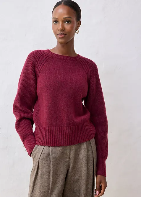 Pull en laine, bonprix