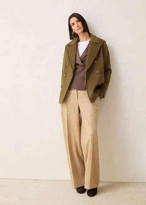 Strickjacke mit Wolle, bonprix