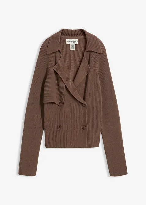 Strickjacke mit Wolle, bonprix