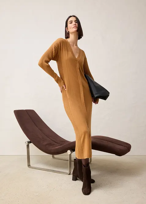 Strickkleid aus Merinowolle, bonprix