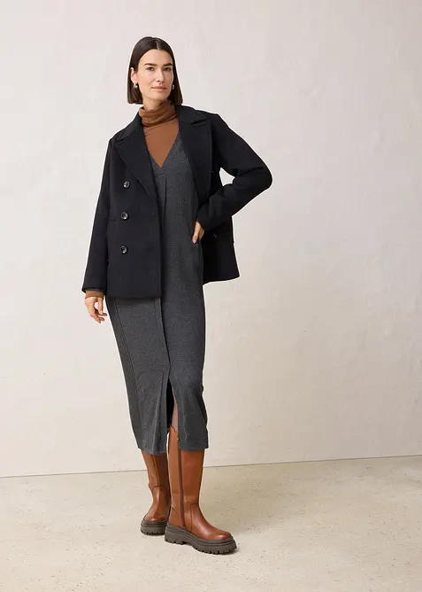 Robe pull en laine mérinos, bonprix