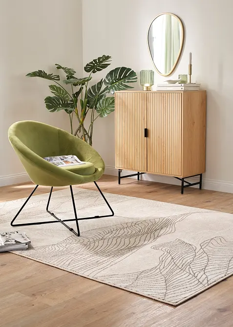 Fauteuil à piétement en métal, bonprix