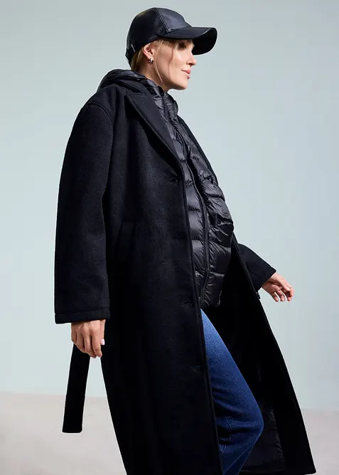 Manteau de grossesse 6-en-1 avec fonction portage et gilet sans manches détachable, bonprix