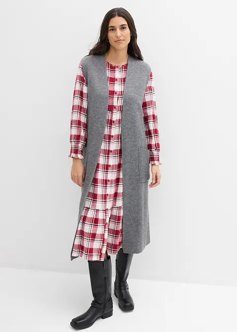 Gilet sans manches en maille, bonprix