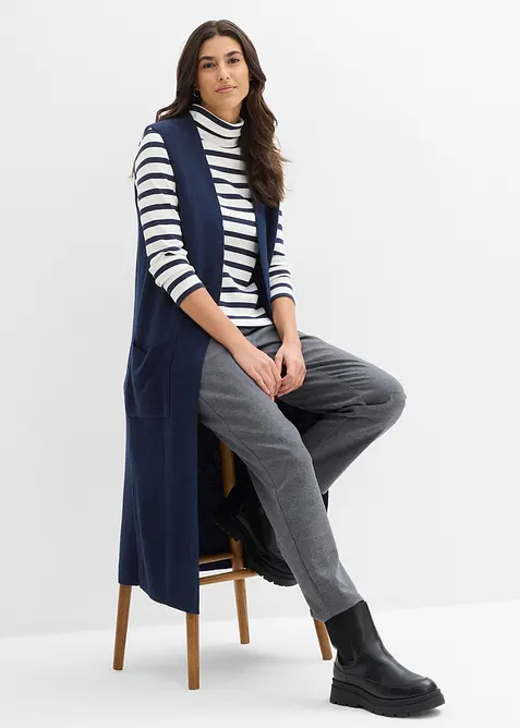 Gilet sans manches en maille, bonprix