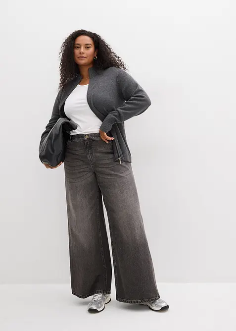 Strickjacke aus reiner Bio-Baumwolle, bonprix