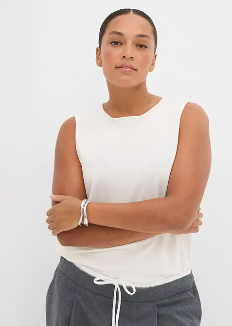 Top en maille 100% coton, bonprix