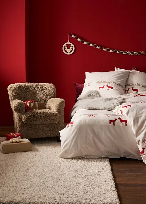 Hängedeko Kranz mit Elchkopf, bonprix