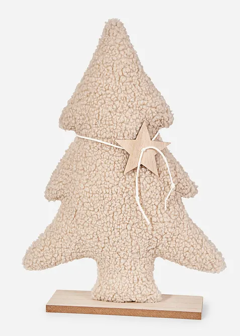 Deko-Objekt Tanne mit Teddyfell, bonprix