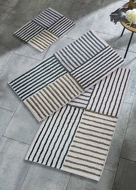 Tapis de bain avec un motif rayé, bonprix