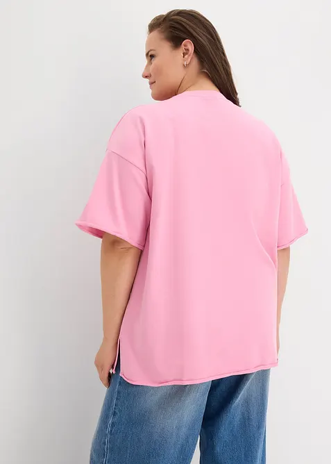 T-shirt long sweat 100% coton, bonprix