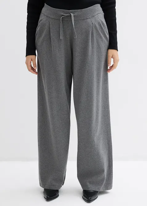 Pantalon en maille douce, bonprix