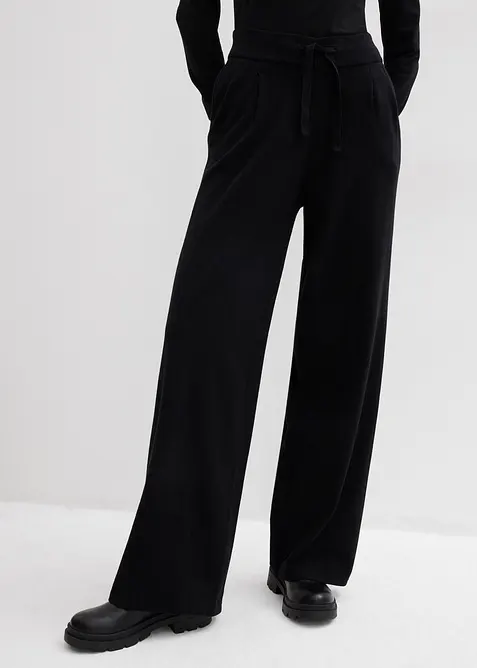 Pantalon en maille douce, bonprix