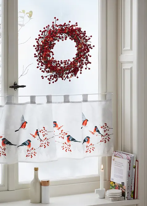 D&eacute;co LED &agrave; suspendre Couronne de baies, bonprix