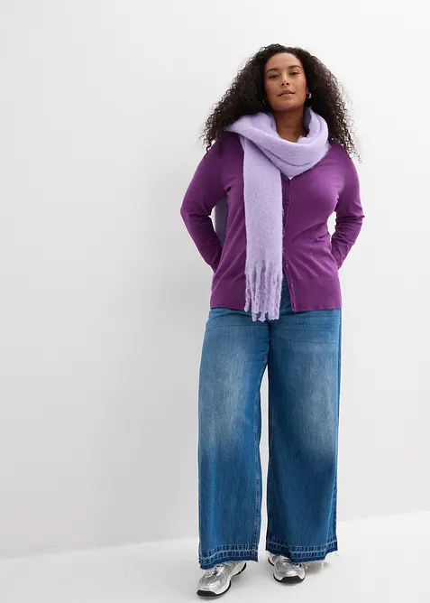 Feinstrickjacke mit Knopfleiste, bonprix