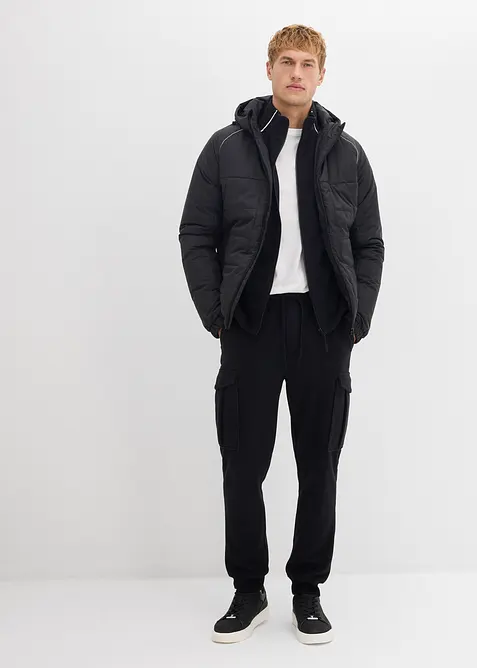 Pantalon cargo en polaire, regular, bonprix