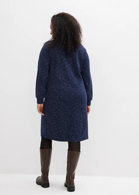 Robe sweat &agrave; col camionneur, bonprix