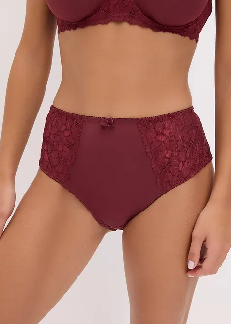 Lot de 2 maxi slips avec dentelle, bonprix