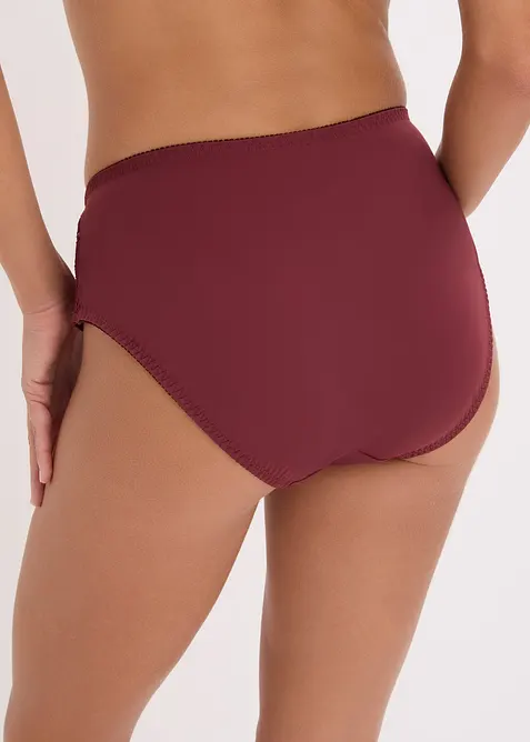 Lot de 2 maxi slips avec dentelle, bonprix