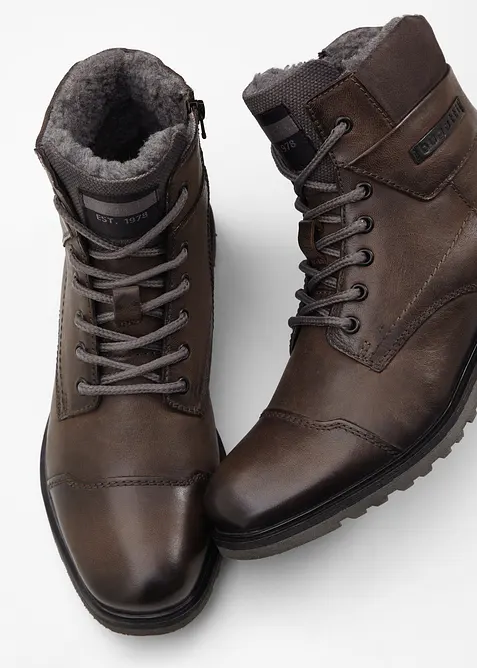 Boots lacées en cuir Bugatti, Bugatti