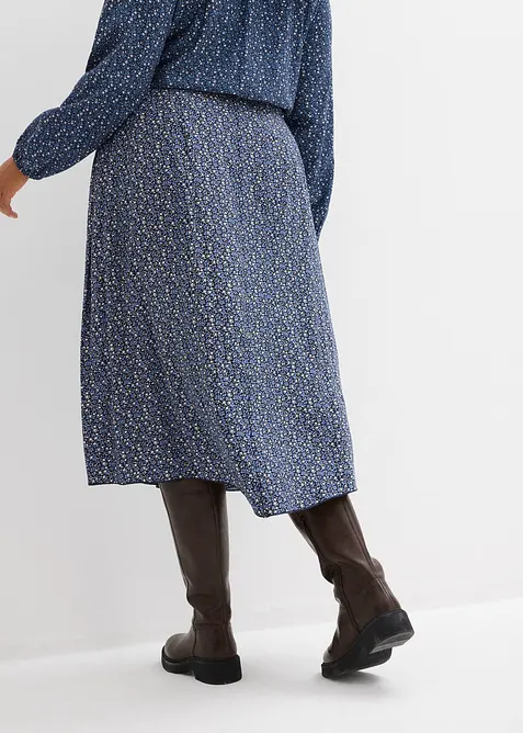 Midirock aus fließender Viskose, bonprix