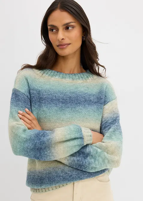 Pull doux en grosse maille, bonprix