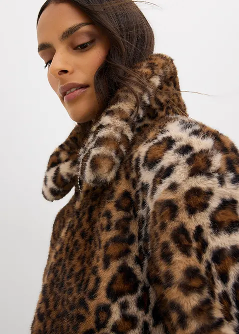 Veste en peluche oversize, bonprix