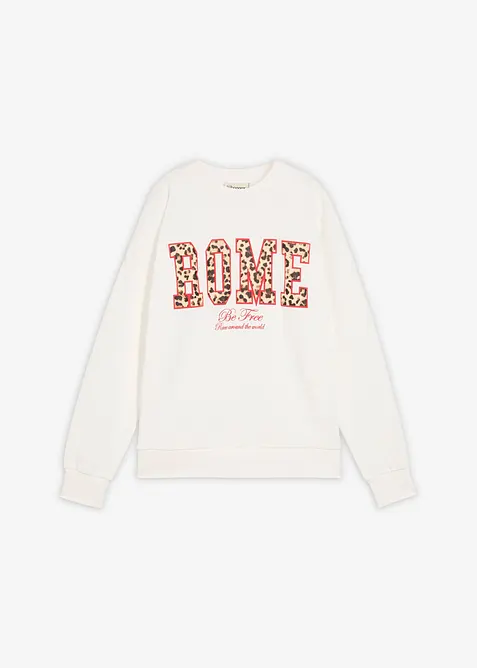 Sweat oversize 100% coton, bonprix