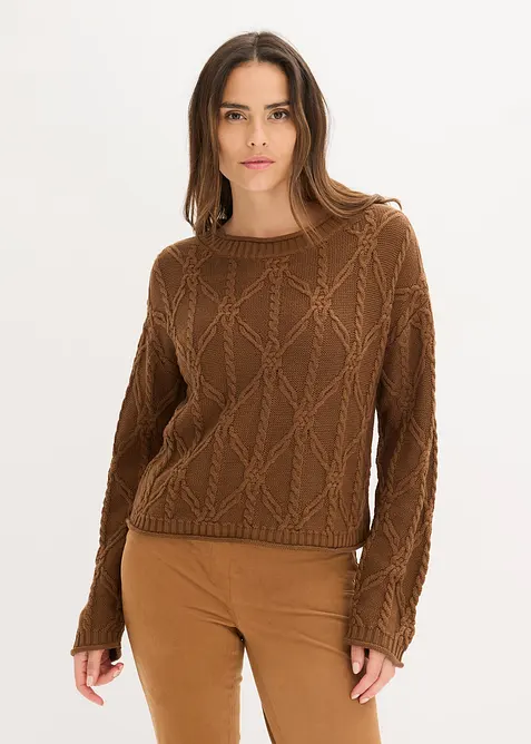 Pullover mit Baumwollanteil, bonprix
