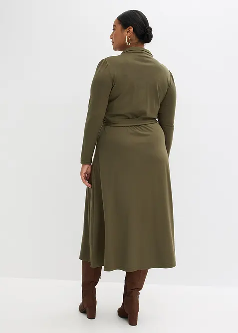 Hemdblusenkleid mit Viskose, bonprix