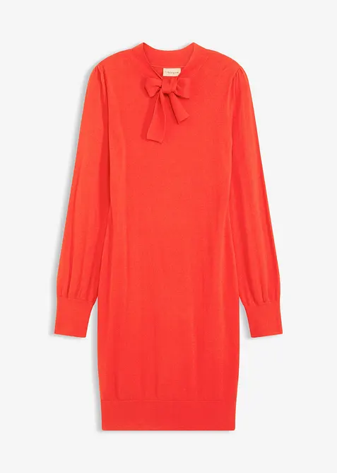 Strickkleid aus flie&szlig;endem Viskose-Mix, bonprix