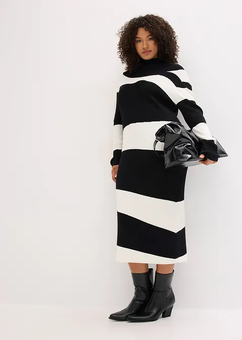 Robe en maille, bonprix