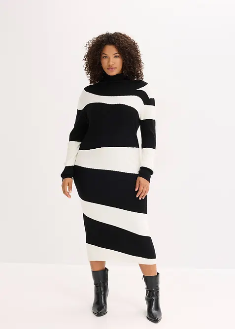 Robe en maille, bonprix