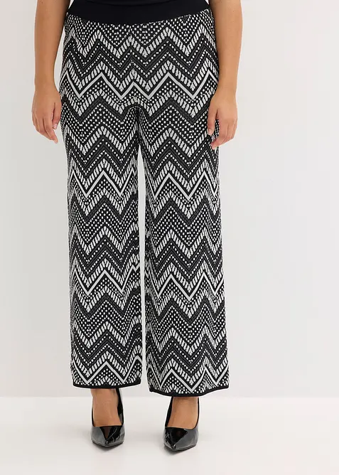 Pantalon en maille, bonprix