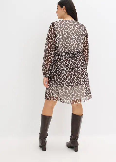 Tunika-Kleid aus softem Mesh, bonprix