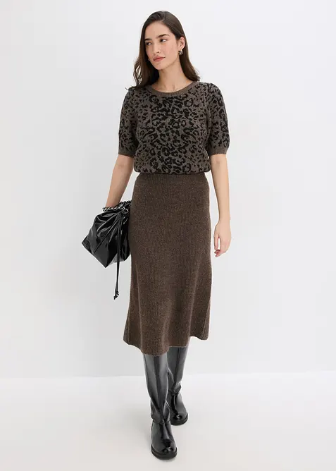 Pullover mit Ballonärmeln, bonprix