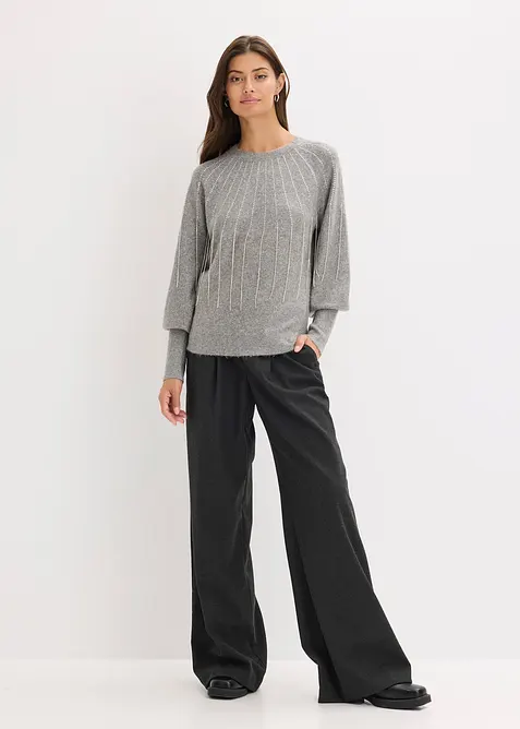 Pull avec application de strass, bonprix