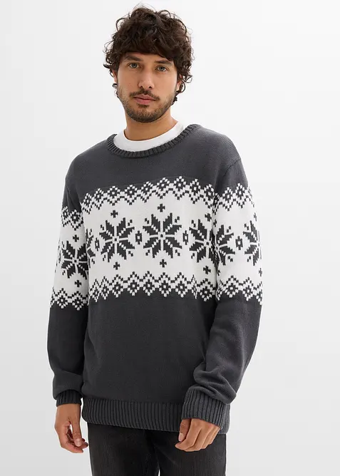 Pull norvégien 100% coton, bonprix