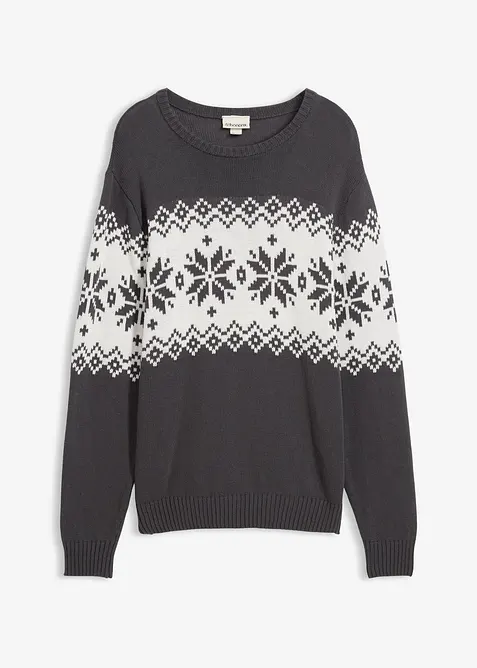 Pull norvégien 100% coton, bonprix