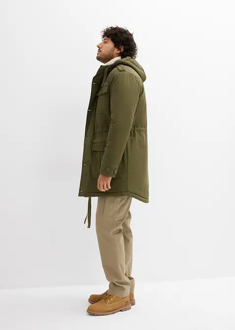 Parka d&rsquo;hiver style militaire &agrave; doublure sherpa douce, bonprix